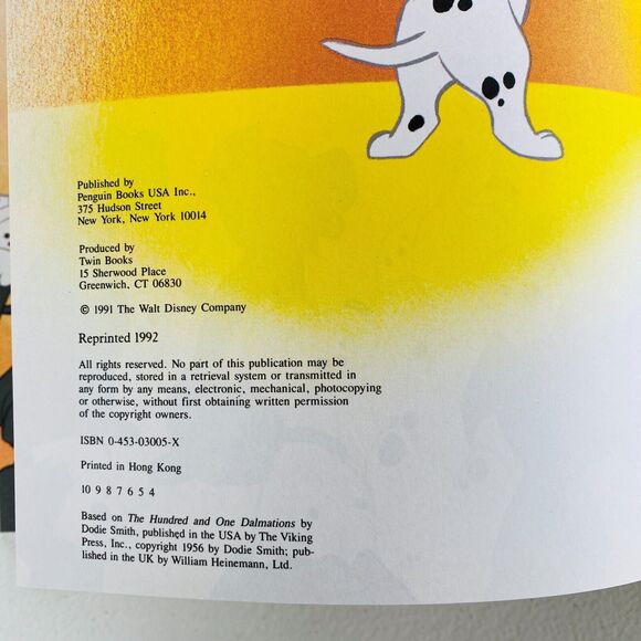 Walt Disney One Hundred and One Dalmations Hard Back Book Vintage 1992 NM - Picture 4 of 5